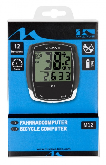 Ordinateurs vélos Cyclisme 12 traits noirs - M-Wave – Image 6