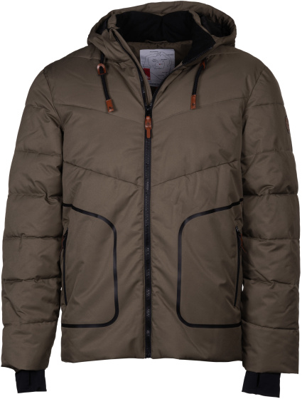 Manteaux Marck II veste d'hiver matelassée homme gris-marron taille XL - Maupiti – Image 9