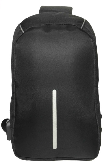 Sacs à bandoulière sac à bandoulière Zita 4 litres 19,5 x 7 x 29 cm polyester noir - Must – Image 4