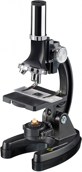 Microscopen microscope avec boîtier 33 cm acier noir 24 pièces - National Geographic – Image 7