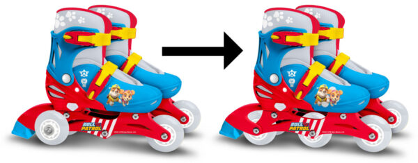 Patins à roulettes en ligne Paw Patrol Patin deux en un ajustable Taille 27-30 - Nickelodeon – Image 14