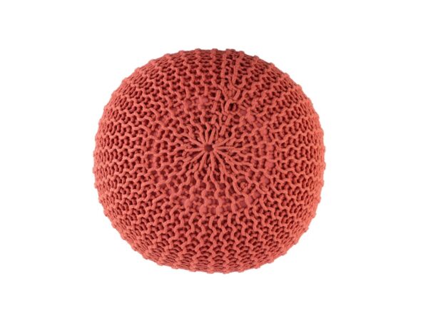 Pouf PREMIUM ø45cm tabouret pouf tricoté terrasse intérieure piscine jardin durable – Image 5