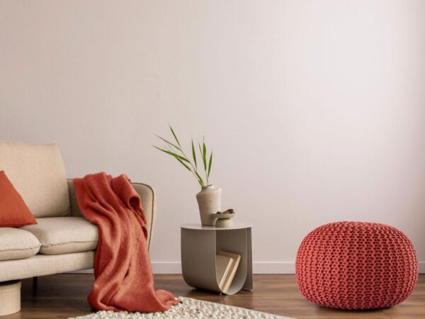 Pouf extérieur ø55cm pouf assise terrasse piscine jardin – Image 2