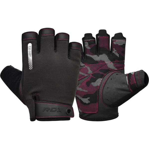 RDX T2 Gants De Musculation Rose-M