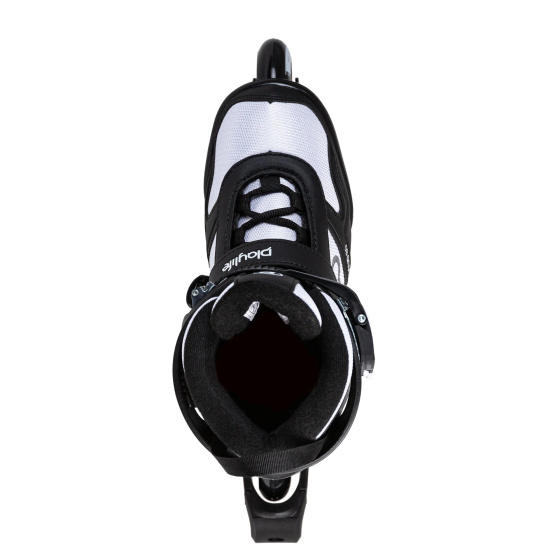 Patins à roulettes en ligne Cloud Patins à roues alignées Fitness 82A noir/blanc taille 42 - Playlife – Image 12