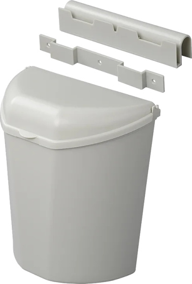Storage poubelle avec couvercle 6 litres 29,5 cm gris clair - ProPlus – Image 9