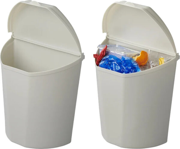 Storage poubelle avec couvercle 6 litres 29,5 cm gris clair - ProPlus – Image 10