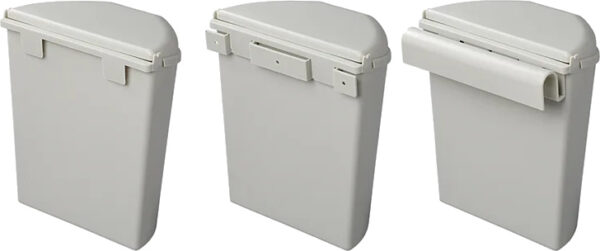 Storage poubelle avec couvercle 6 litres 29,5 cm gris clair - ProPlus – Image 11