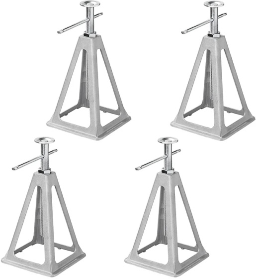 Caravan feet set de stabilisateurs d'angle pour caravane jusqu'a 3600 kg aluminium 4 pieces - ProPlus – Image 9