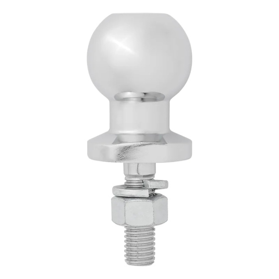 Towballs boule d'attelage 50 mm acier droit M16 x 55 mm argenté - ProPlus – Image 10