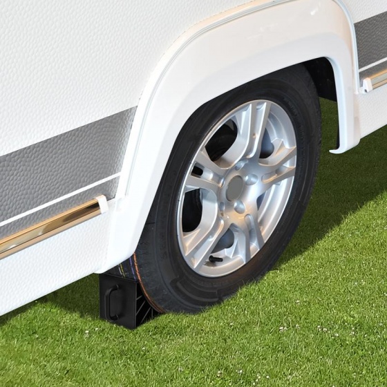 Wheel chocks cale de roue en plastique avec poignée 16,5 cm noir 2 pièces - ProPlus – Image 12