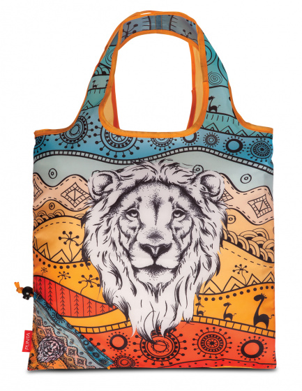 Acheteurs sac à dos lion 12 litres 38 x 38 cm polyester bleu/rouge - Punta – Image 4