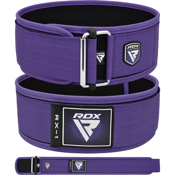 RDX RX1 4 Ceinture de Musculation Pour Femme Violet – Image 2