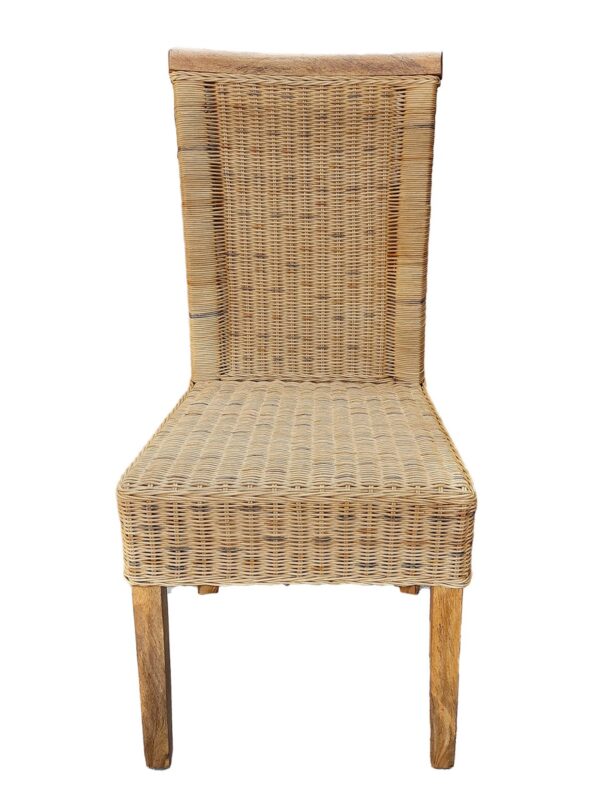 Chaise en rotin chaise de salle à manger tabac Perth chaise en osier chaise en rotin durable – Image 2