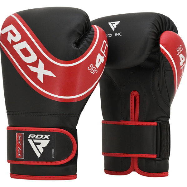 RDX 4B Robo Gants de Boxe 6oz Rouge Cuir PU