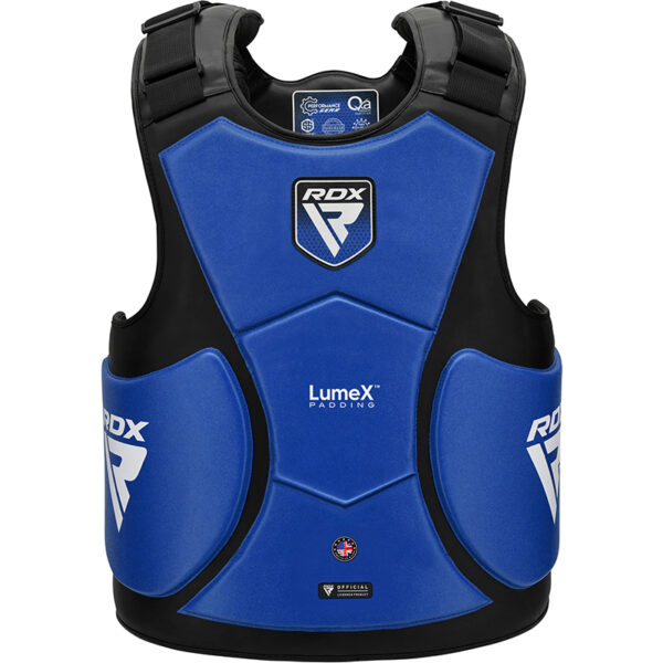 RDX APEX Body Protector Chest Guard Coach Trainer Hommes & Femmes Bleu – Image 2