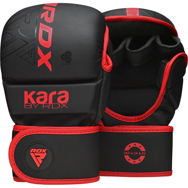 RDX F6 KARA MMA Gants de Sparring 7oz Rouge S/M