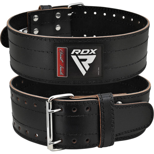 RDX RD1 4 Ceinture De Gymnastique En Cuir S Noir – Image 2