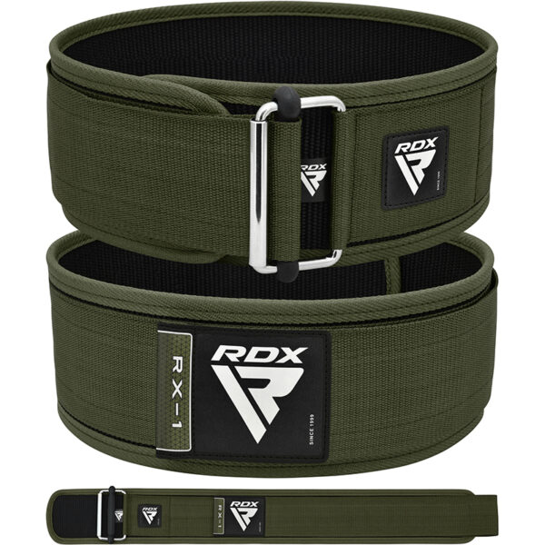 RDX RX1 Ceinture de Musculation XL Army Green – Image 2