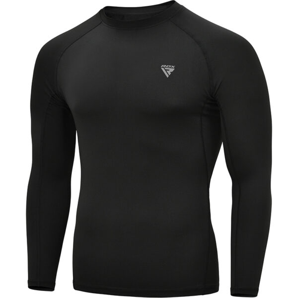 RDX T15 Maillot Noir Manches Longues Anti-Irritation-M