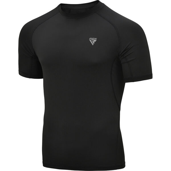 RDX T15 T-Shirt Noir Demi-Manches Anti-Irritation-2XL – Image 2