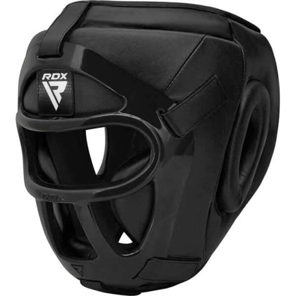 RDX T1F Combat Grille Casque S Noir Cuir PU