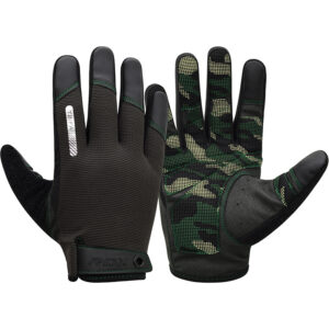 RDX T2 Gants De Gymnastique Doigt Complet Pour cran Tactile armée verte-M