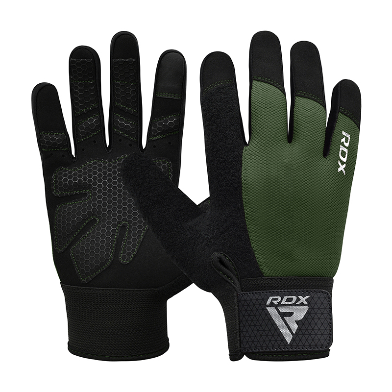 RDX W1F Full Finger Salle de sport Gants entraînement Armée Verte M – Image 2
