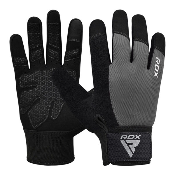 RDX W1F Full Finger Salle de sport Gants entraînement Gris M