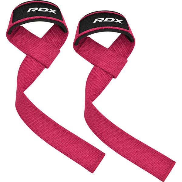 RDX W1 Soutien Sangle Musculation Poignet Rose – Image 2