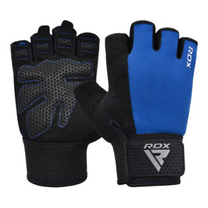 RDX W1H Gants de Gym Bleu S