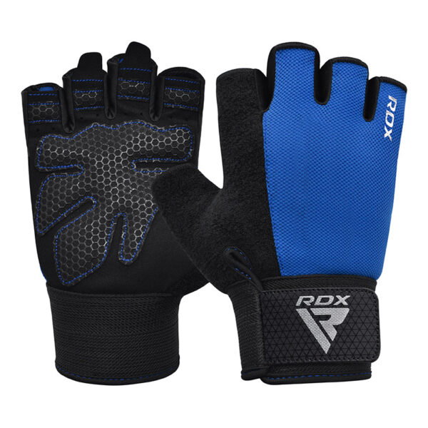 RDX W1H Gants de Gym Bleu XL – Image 2