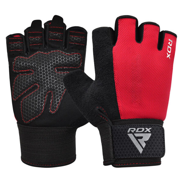 RDX W1H Gants de Gym Rouge M