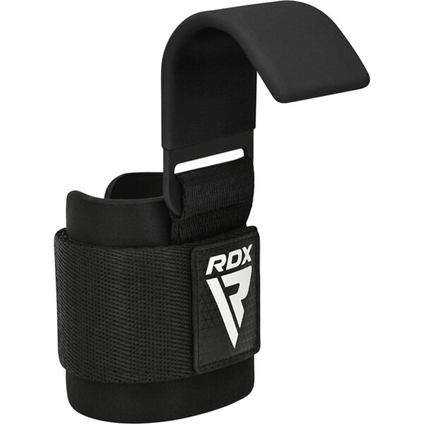 RDX W5 Crochet Poignet Musculation Noir – Image 2