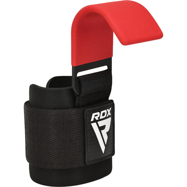 RDX W5 Crochet Poignet Musculation Rouge – Image 2
