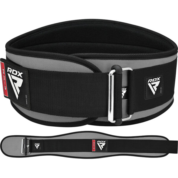 RDX X3 6 Pouce CEINTURE DE FORCE S Gris