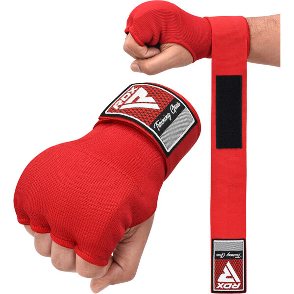 RDX IS 75cm Gel Sous Gants Avec Sangle Poignet Rouge-L – Image 2
