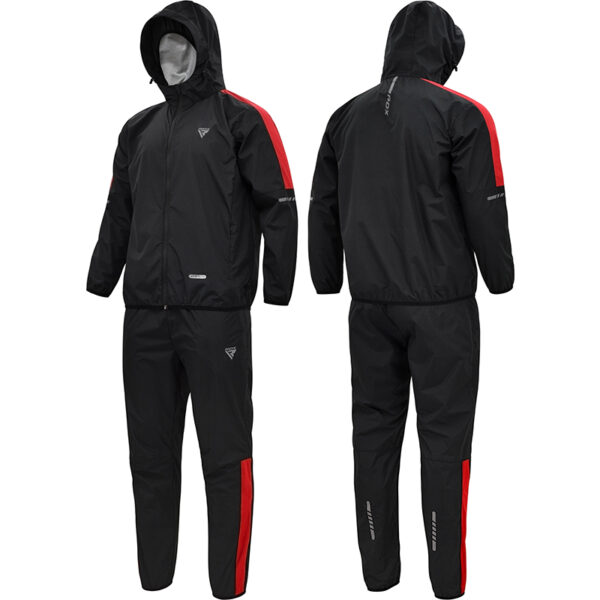 RDX H1 COMBINAISON DE SUDATION POUR LA PERTE DE POIDS Rouge & Noir XL – Image 2