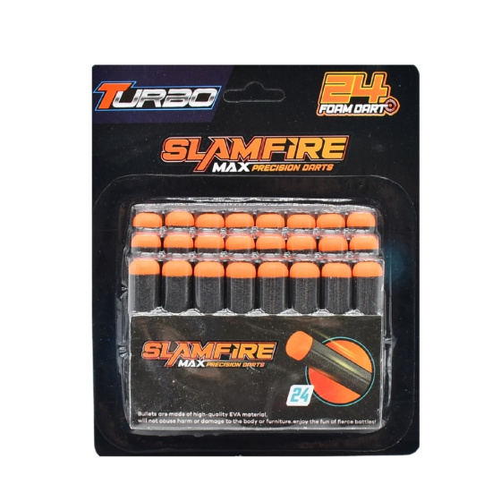 Shooting toys Balles en mousse pour pistolet 24 pièces Noir - Fast Pioneer – Image 6