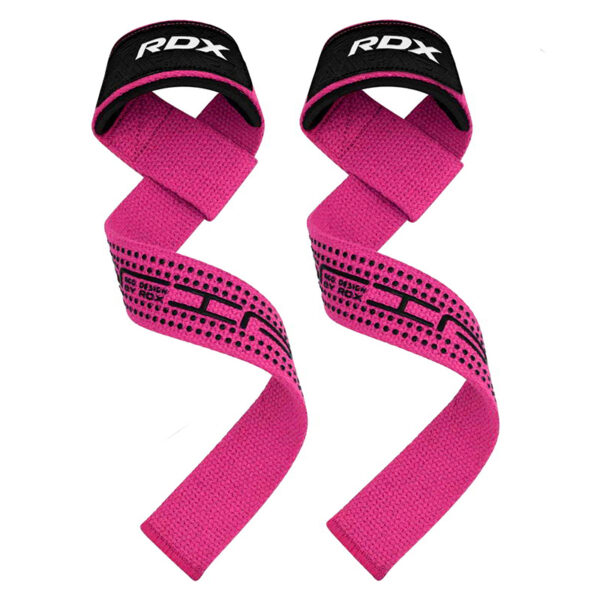 RDX S4 Supports de Poignes D'haltérophilie Rose – Image 2