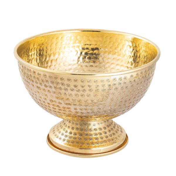 Refroidisseur de bouteilles refroidisseur de vin métal ø 29 cm refroidisseur de champagne rond argent or refroidisseur de glace refroidisseur de champagne – Image 3