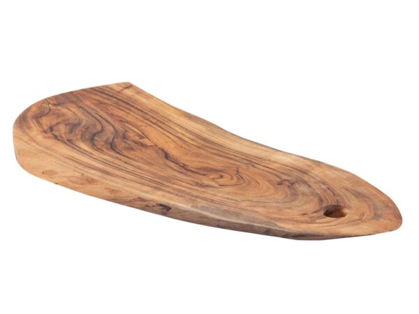 Planche de service tranche d'arbre collée 34x16cm ou plateau de service 52x24cm décoratif en acacia massif – Image 5