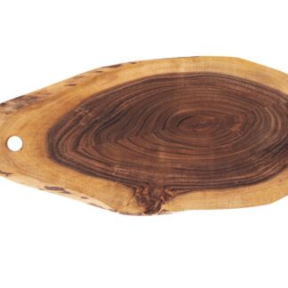 Planche de service tranche d'arbre collée 34x16cm ou plateau de service 52x24cm décoratif en acacia massif