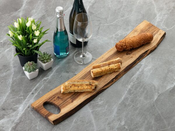 Planche décorative planche de service plateau décoratif Masterbox 8 pièces Thor 70x15cm acacia massif – Image 2