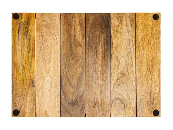Plateau en bois plateau de service XXL 57x39cm plateau plateau décoratif en bois de manguier massif – Image 5