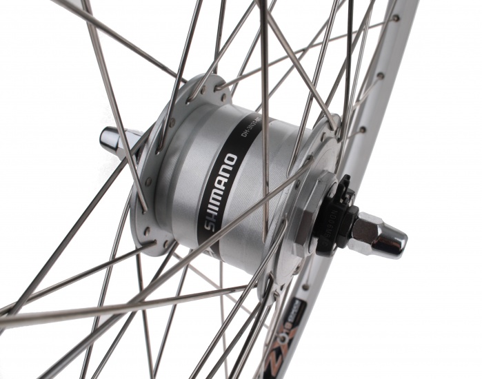 Roues Roue avant 28 x 1 5/8 x 1 3/8 (35/37-622) Dynamo de moyeu en aluminium - Shimano – Image 6