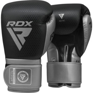 RDX L2 Mark Pro Sparring Gants De Boxe De Doré 14oz Argent Lycra