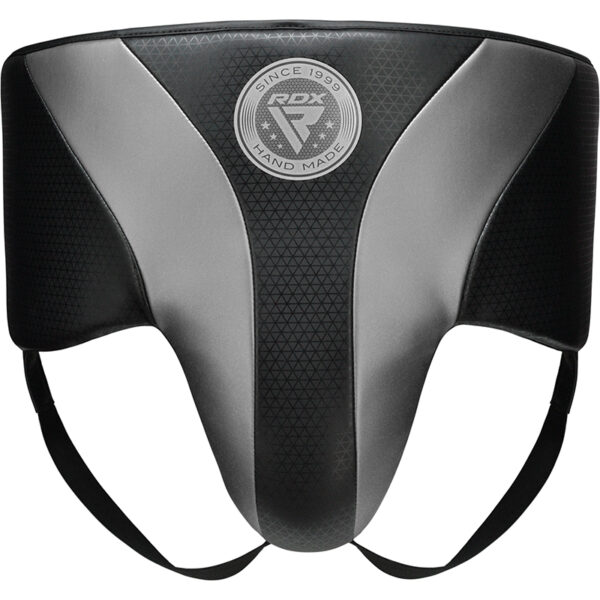 RDX L1 Mark Pro MMA Protection Aaine Entraînement Cuir L Argent – Image 2