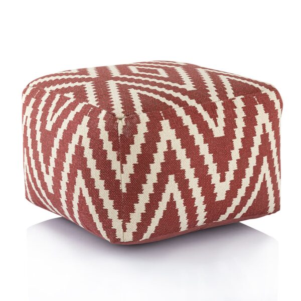 Repose-pieds siège cube 50x35x50cm pouf kilim coussin de sol Pérou noir taupe jaune turquoise