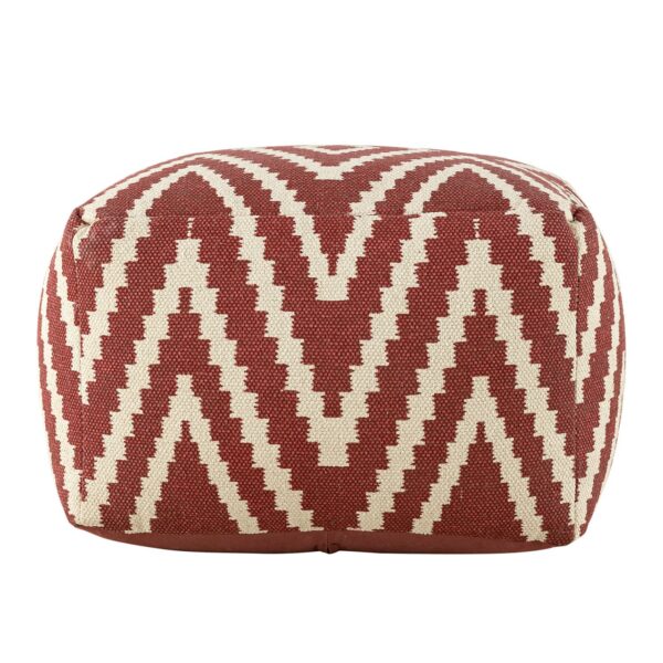 Repose-pieds siège cube 50x35x50cm pouf kilim coussin de sol Pérou noir taupe jaune turquoise – Image 6